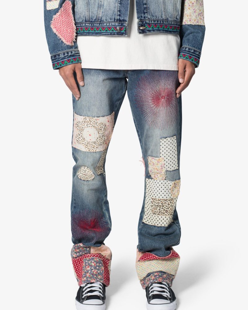B387 Rugged Flare Denim - Multi