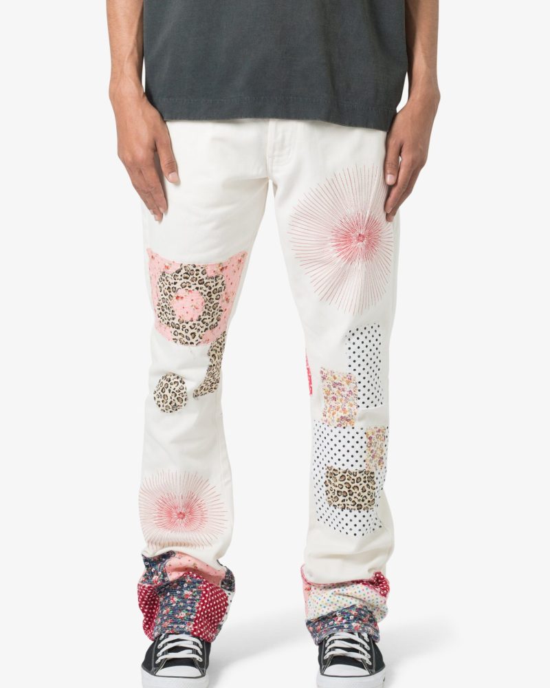 B387 Rugged Flare Denim - Off White