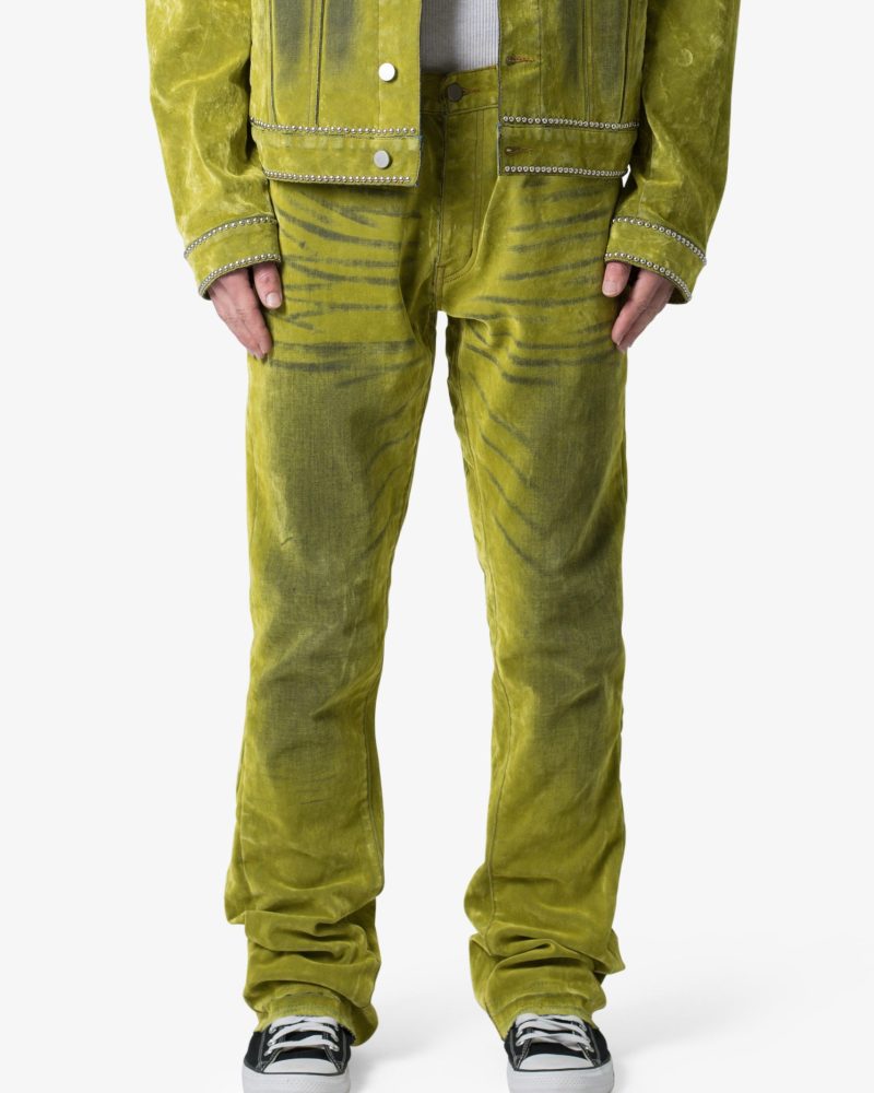 B576 Western Flare Denim - Green