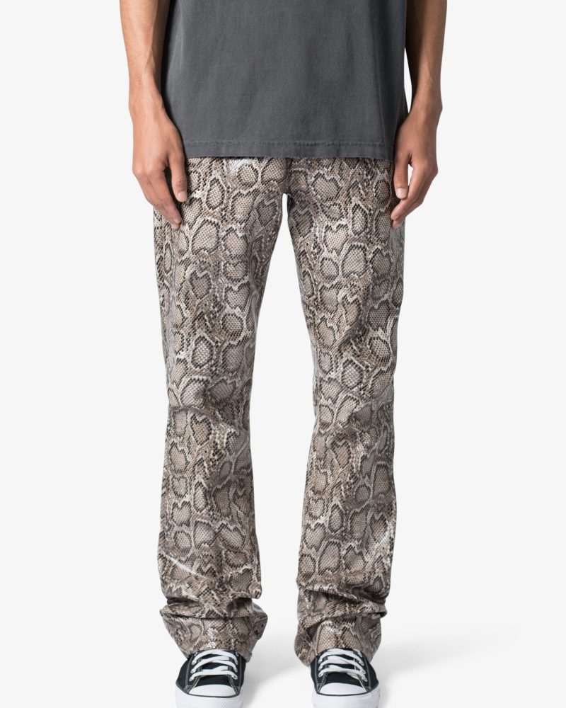 B605 Python Flare Pants - Multi