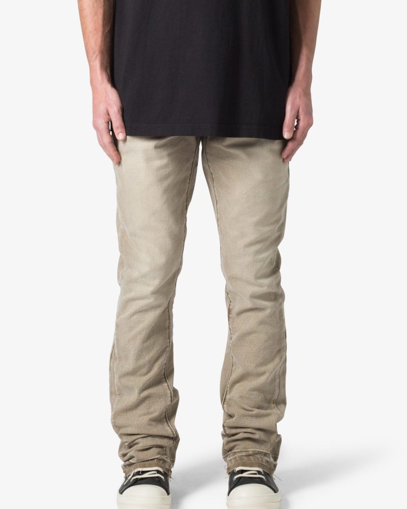 B649 Ground Moss Flare Denim - Moss