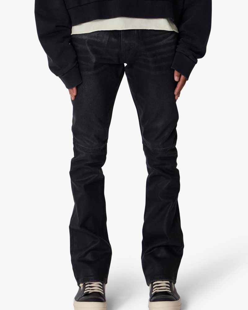 B729 Waxed Denim - Black