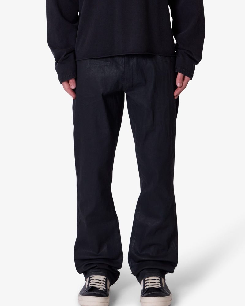 B731 Oiled Bootcut Denim - Black