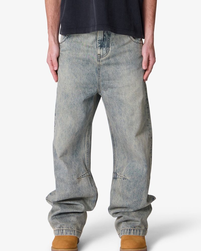 Baggy Moto Denim - Vintage Blue