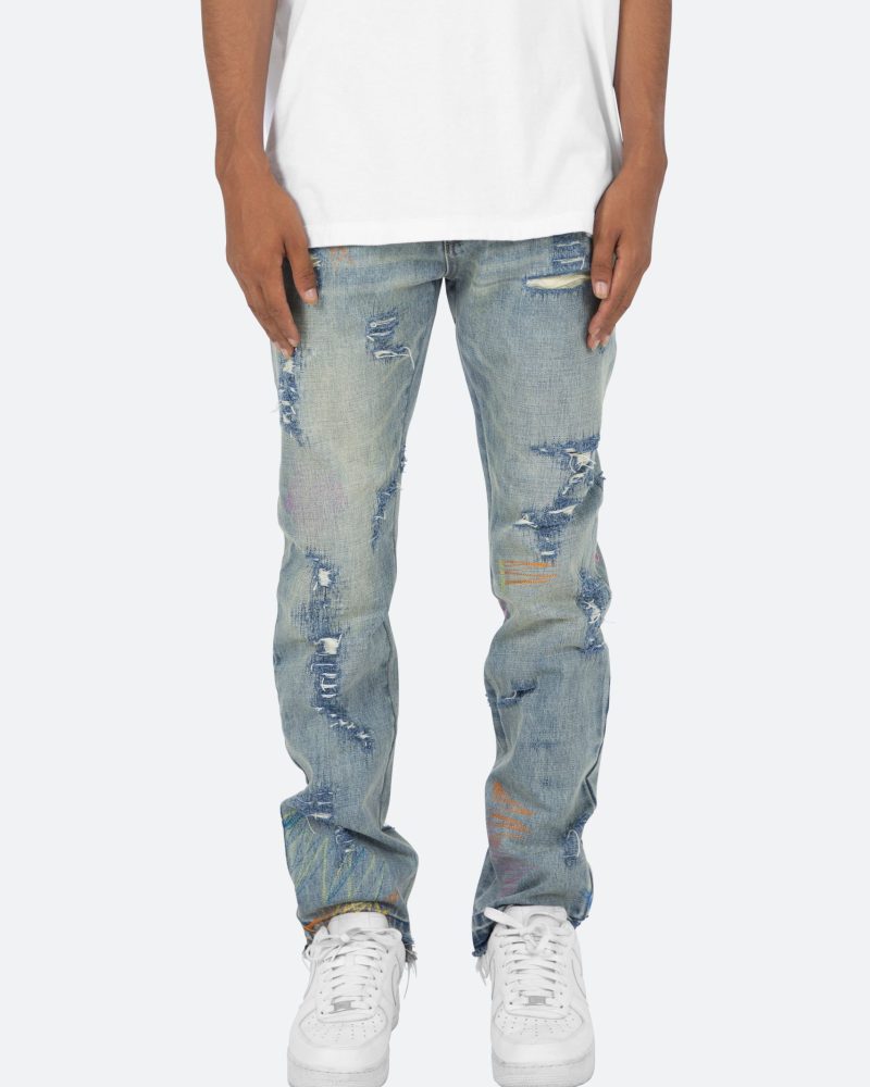 D238 Ecstasy Straight Denim - Blue