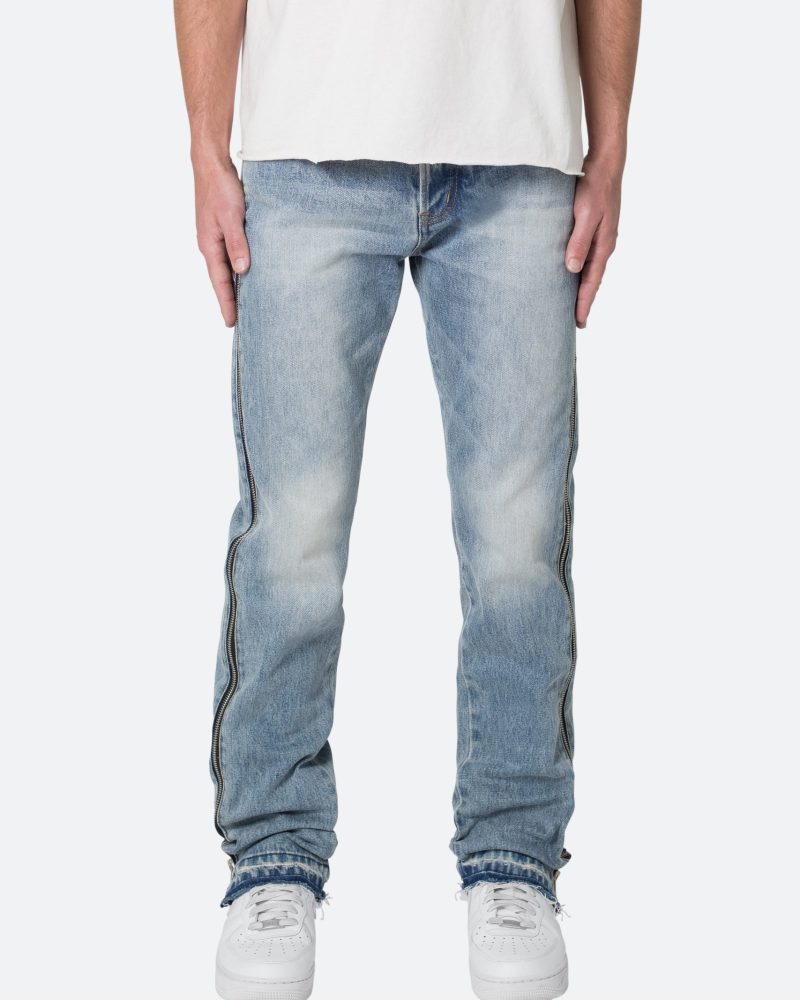 D558 Straight Stripe Denim - Blue