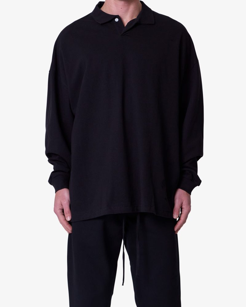 Every Day L/S Polo - Black