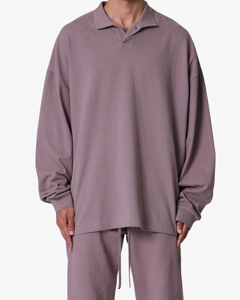 Every Day L/S Polo - Mauve