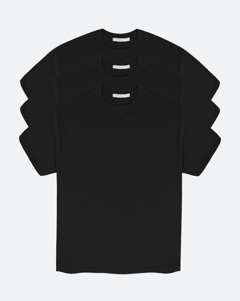 Every Day Tee 3 Pack - Black