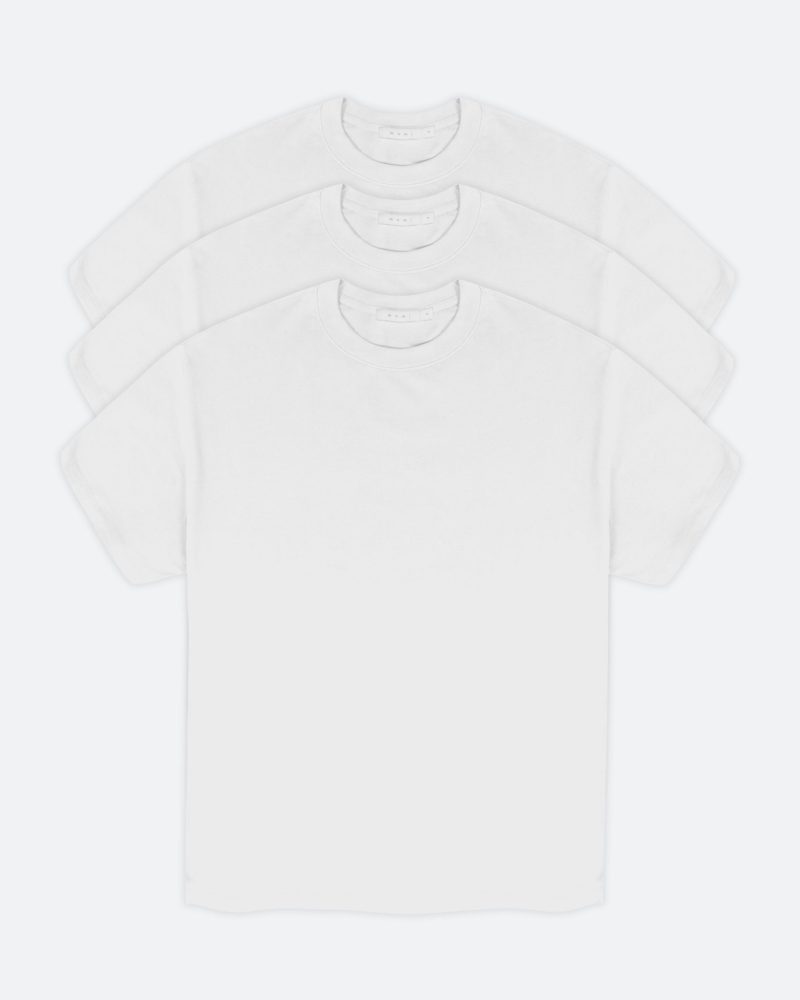 Every Day Tee 3 Pack - White