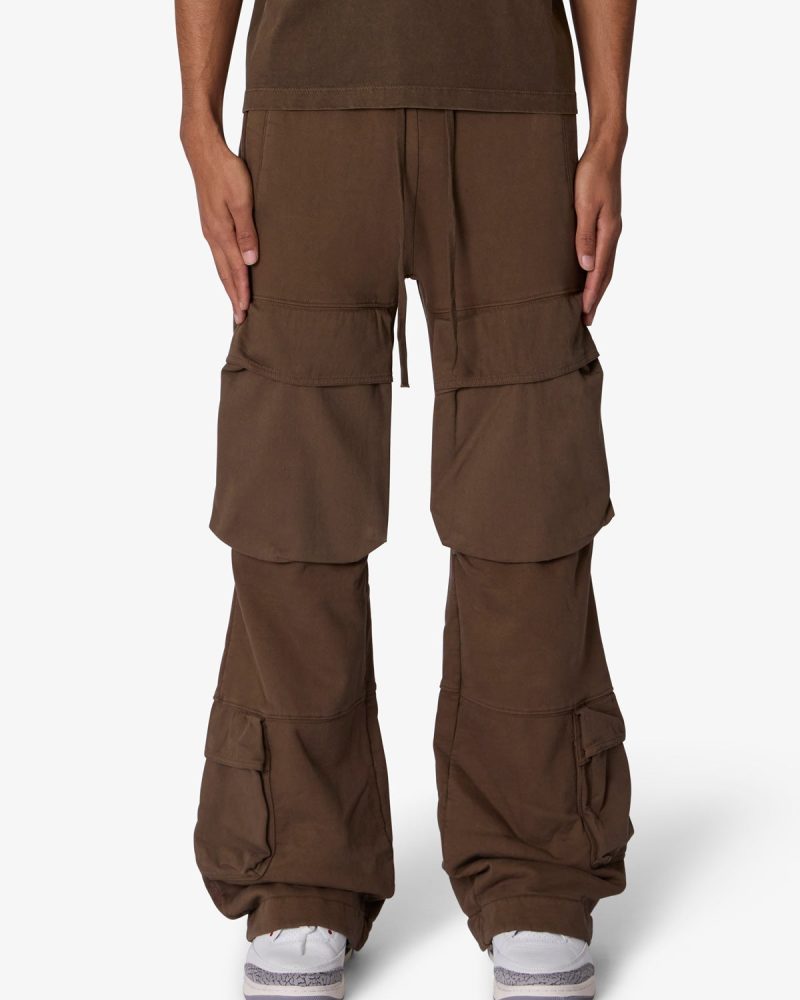 Front Cargo Sweatpants - Olive