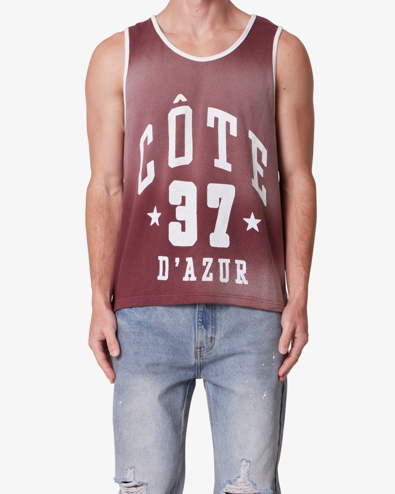 Jersey Pennie Tank - Burgundy