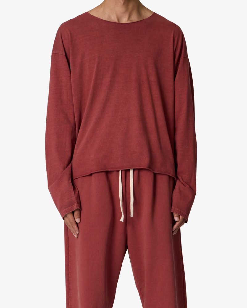 Long Sleeve Tee - Rust