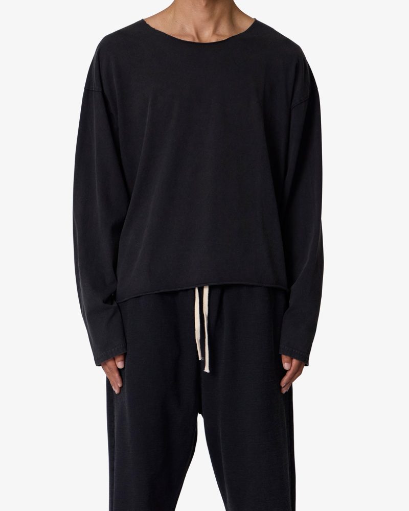 Long Sleeve Tee - Washed Black