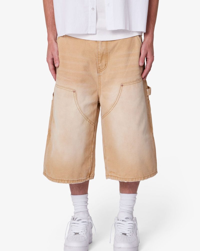 Ultra Baggy Carpenter Shorts - Washed Tan