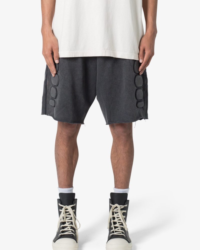 Moto Padded Sweatshorts - Black