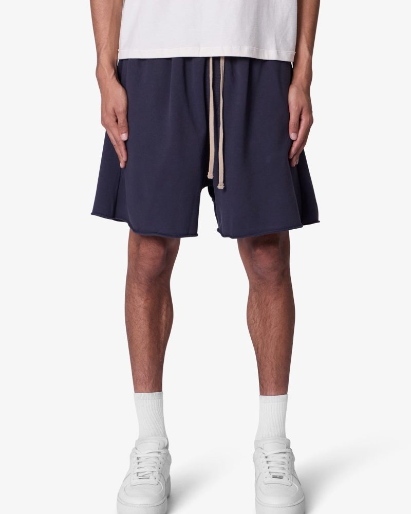 Oversized Sweatshorts - Washed Black