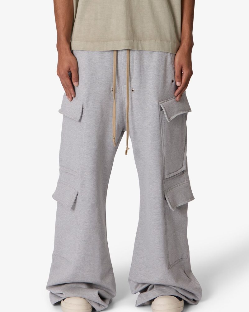 Rave Double Cargo Sweatpants - Washed Grey