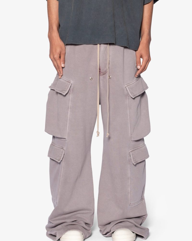 Rave Double Cargo Sweatpants - Washed Mauve
