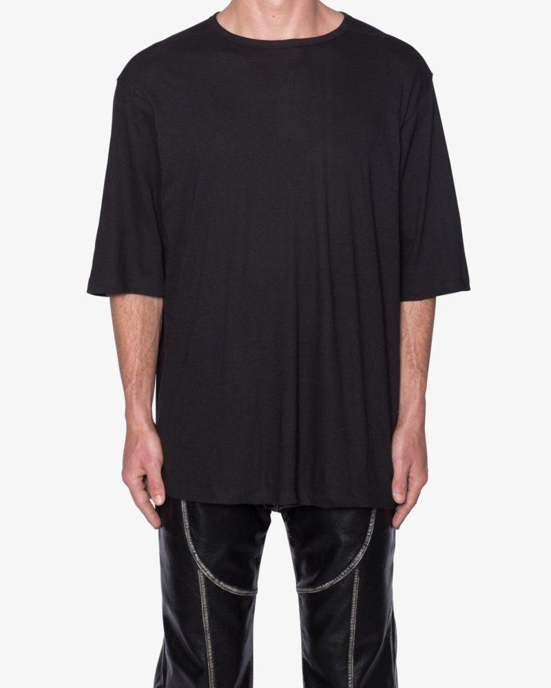 Sheer Gauze Tee - Black