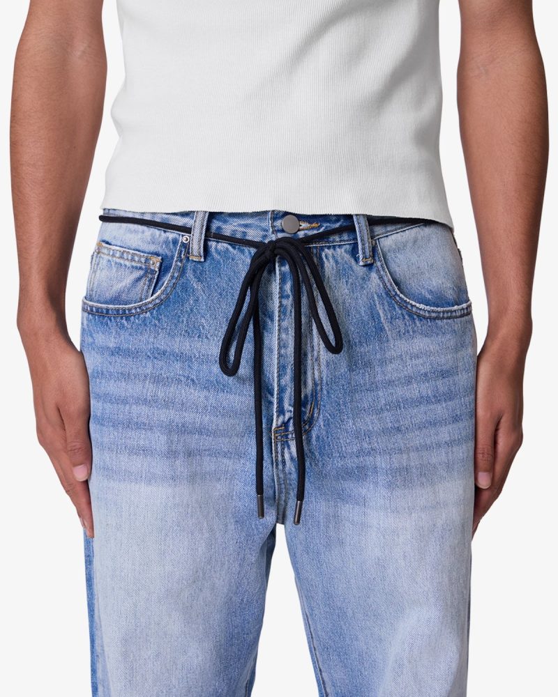 Shoe Lace Belt - Black