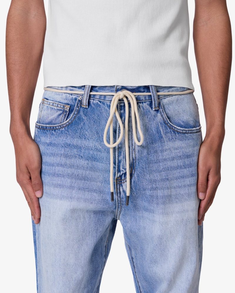 Shoe Lace Belt - Off White