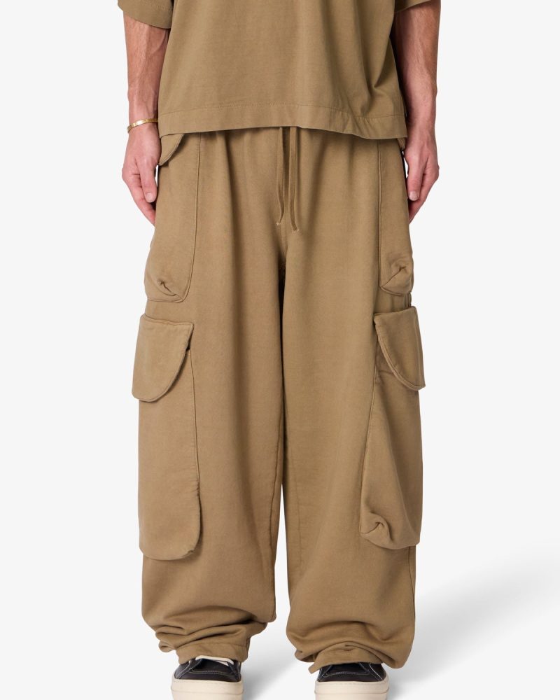 Side Cargo Pocket Sweatpants - Washed Earth