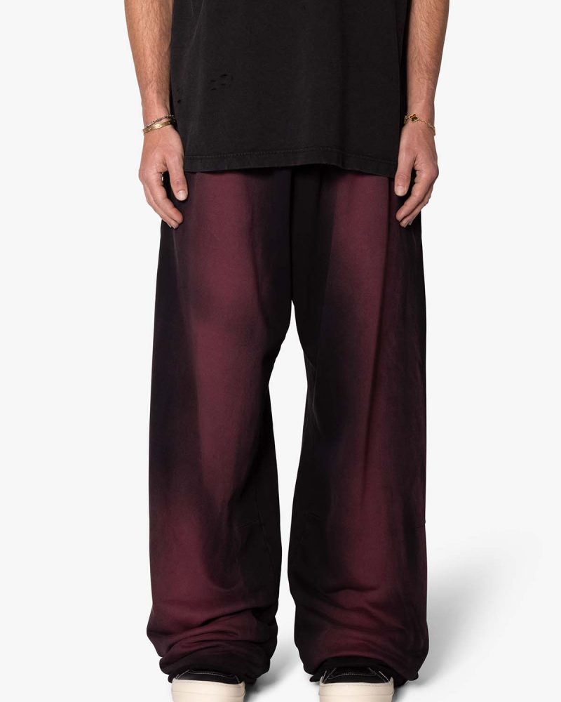 Sprayed Ultra Baggy Sweatpants - Plum