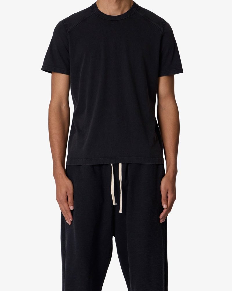 Tight Cropped Tee - Washed Black