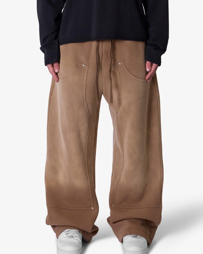 West Double Knee Sweatpants - Tan